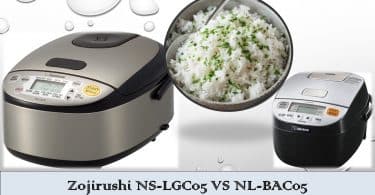 Zojirushi NS-LGC05 VS NL-BAC05